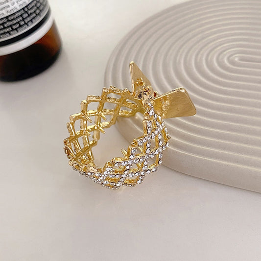 Hairpin Claw Clip - Orchid Unique