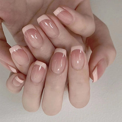 Short Round/Square Head False Nails - Orchid Unique 