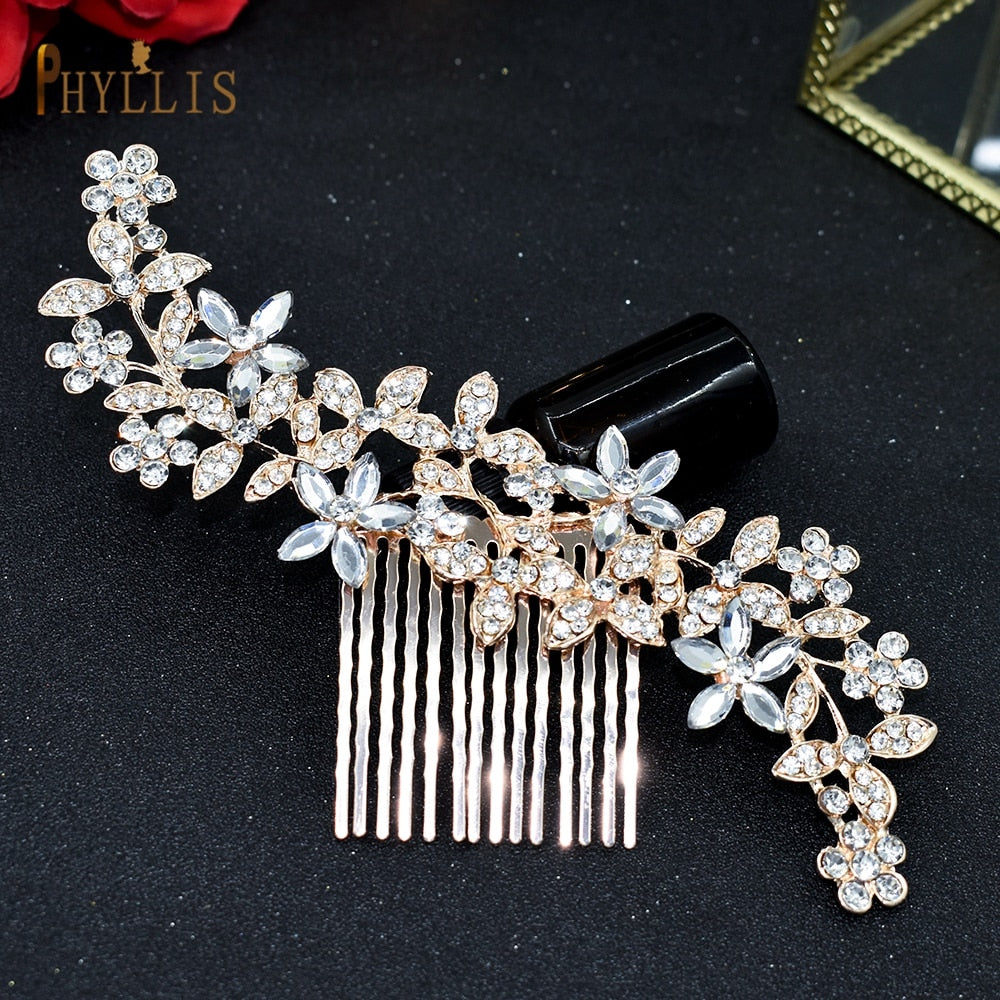 Crystal Bridal Hair Jewelry - Orchid Unique  Orchid Unique 