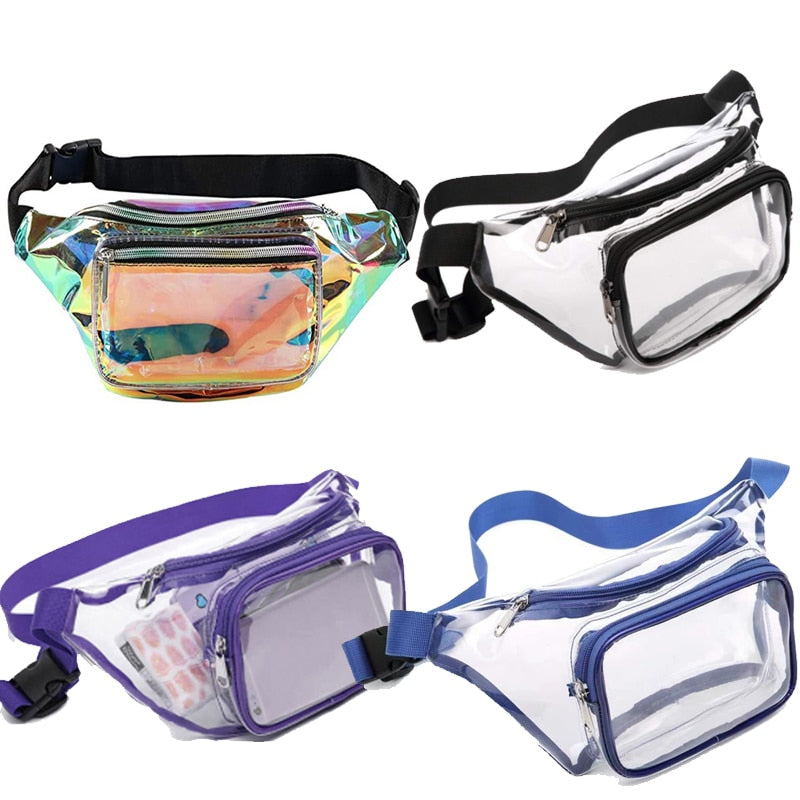 ransparent and Waterproof Woman Waist Pack - Securely carry your essentials in this stylish and functional fanny pack for concerts and events Orchid Unique 