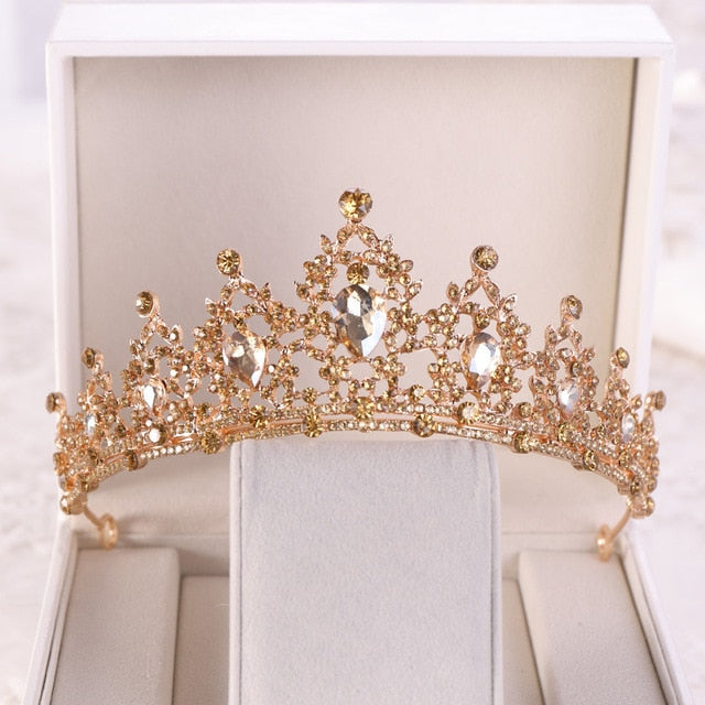 Crystal Bridal Tiara Crown - Orchid Unique 