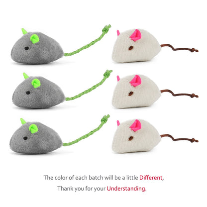 Mix Pet Toy Catnip Mice - Orchid Unique 