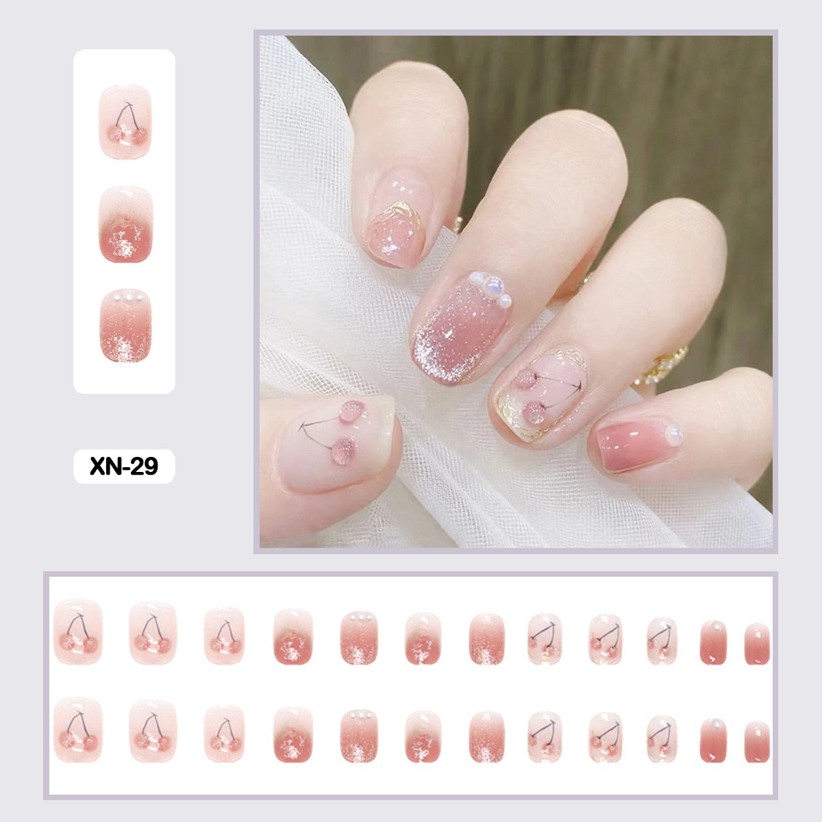 Fresh Summer Fairy Pattern Nail Art - Orchid Unique  Orchid Unique 