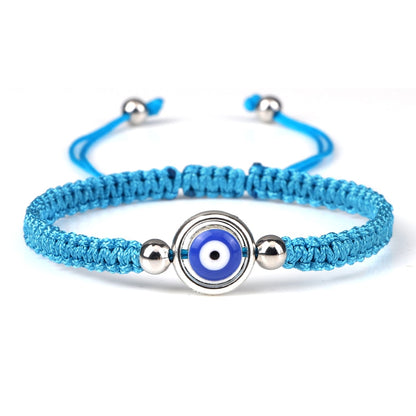 Evil Eye Braided Bracelet - Orchid Unique 