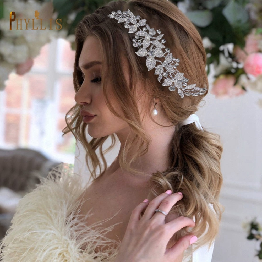 Crystal Bridal Hair Jewelry - Orchid Unique 