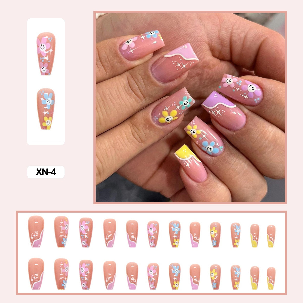 Fresh Summer Fairy Pattern Nail Art - Orchid Unique  Orchid Unique 