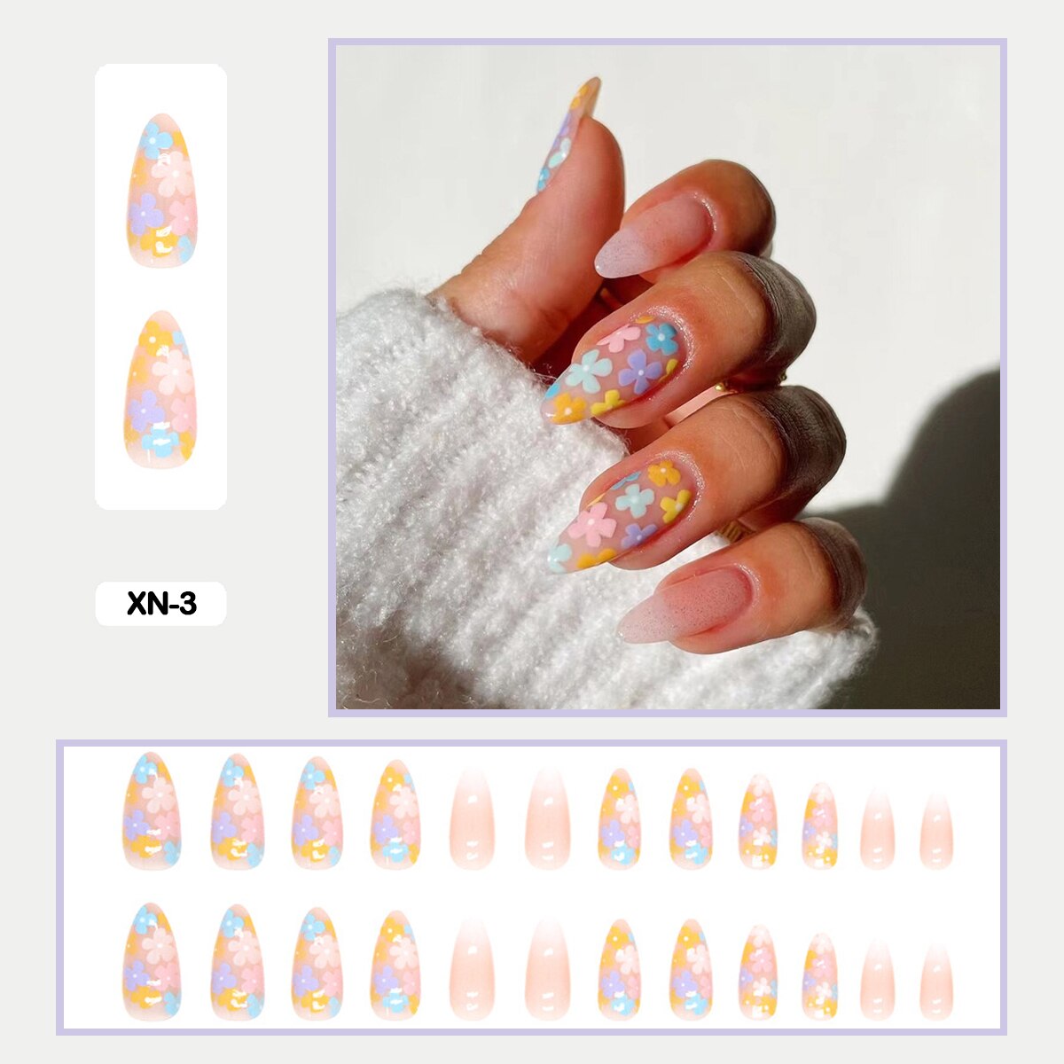 Fresh Summer Fairy Pattern Nail Art - Orchid Unique  Orchid Unique 