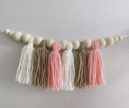 Boho Tassel Wooden Beads - Orchid Unique 