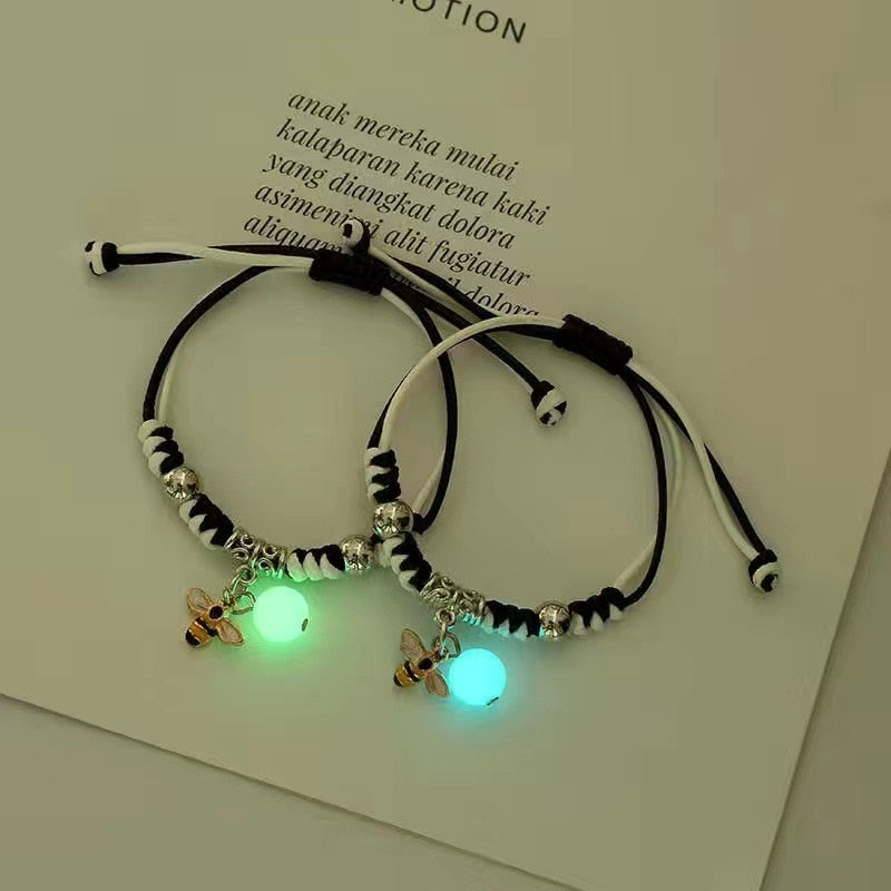 Luminous Handmade Bracelet - Orchid Unique 
