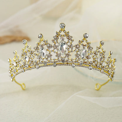 Hair Tiara Crystal Bridal Tiara Crown - Orchid Unique 