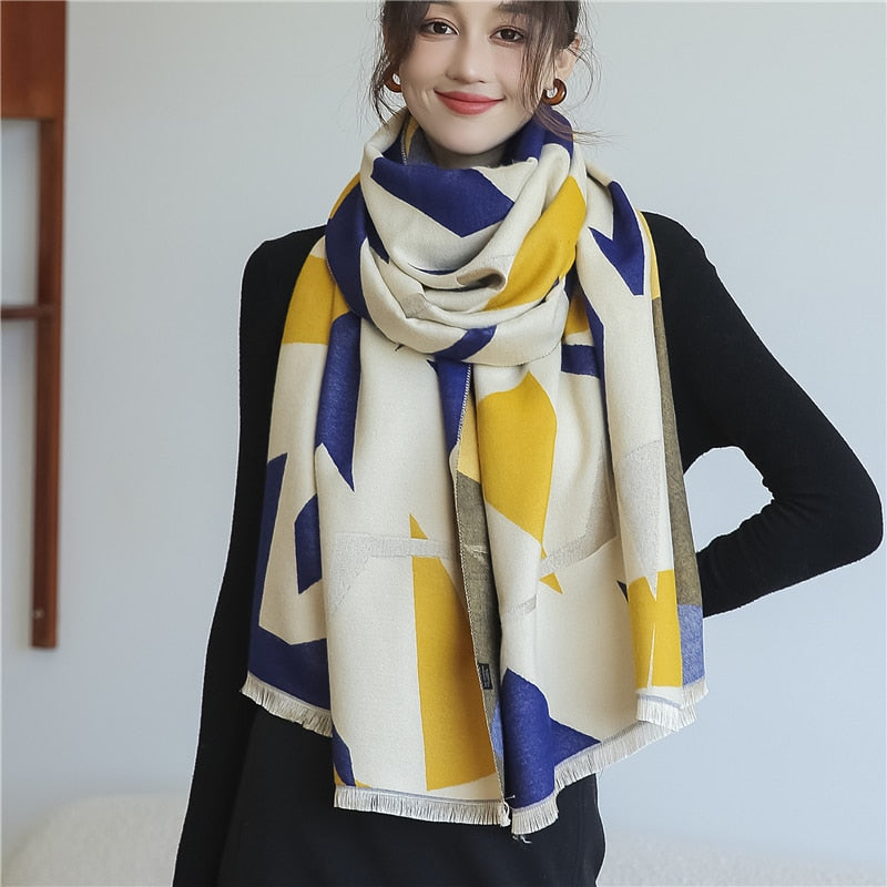 2023 Cashmere Winter Scarf for Women Luxury - Orchid Unique  Orchid Unique 