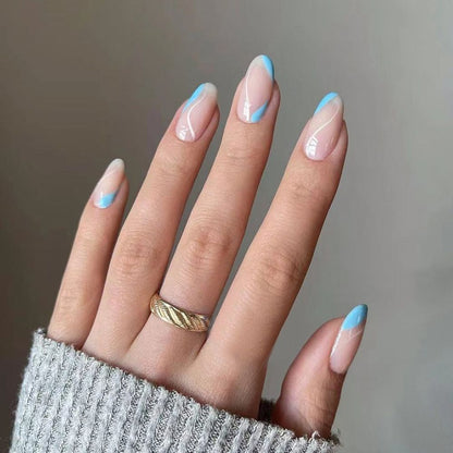 Charming Detachable Finished Fingernails - Orchid Unique 