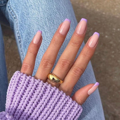 Charming Detachable Finished Fingernails - Orchid Unique 