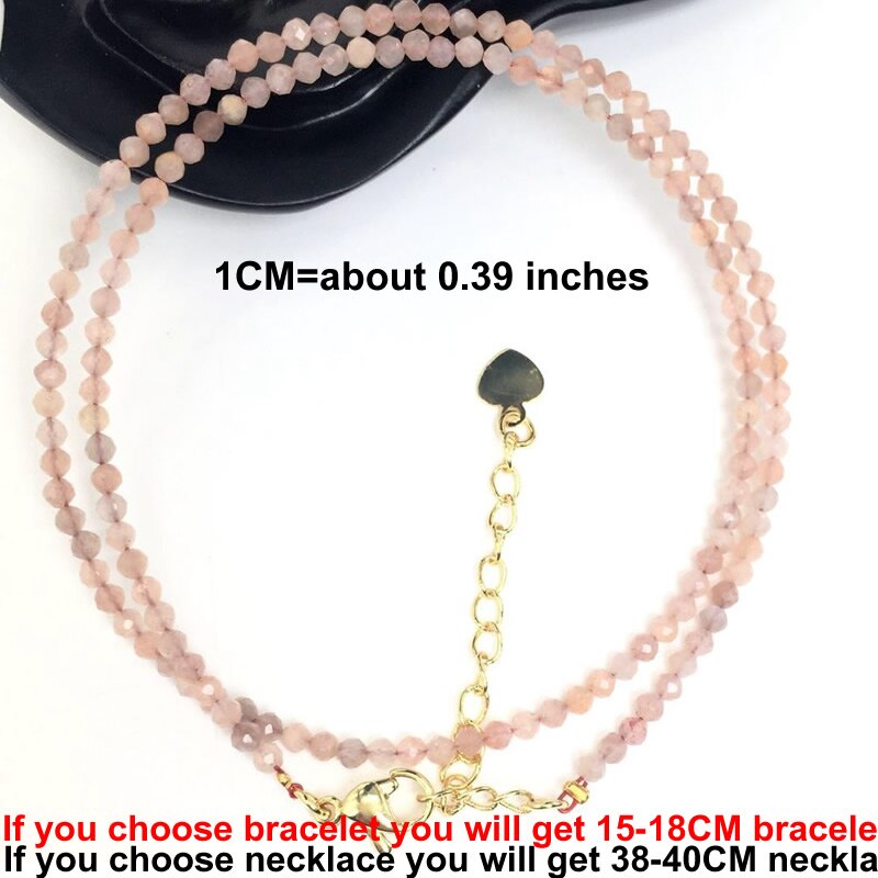 Faceted Gemstones beads Bracelet - Orchid Unique 