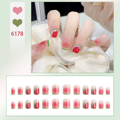 Cute Childlike Press on Nail Art - Orchid Unique 