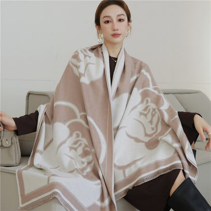 2023 Cashmere Winter Scarf for Women Luxury - Orchid Unique 