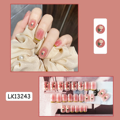 Cute Wearable Press On Nail Art - Orchid Unique 