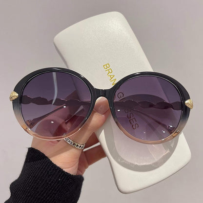 Vintage Round Frame Sunglasses - Orchid Unique 