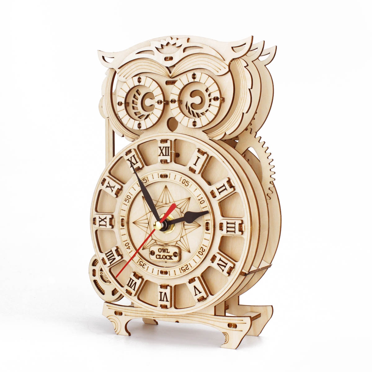 Owl Desk Standing Pendulum Clock - Orchid Unique 