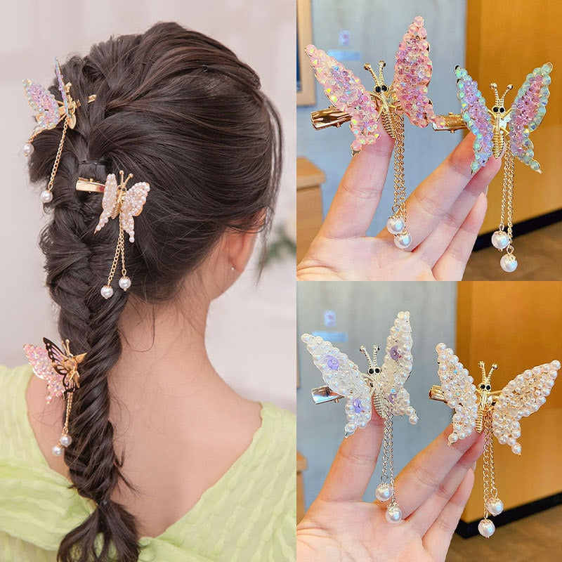 New Cute Moving Butterfly Hairpin - Orchid Unique  Orchid Unique 