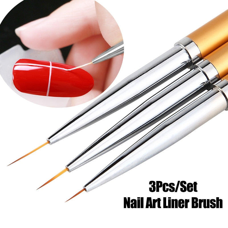 French Stripe Nail Art Liner Brush - Orchid Unique 