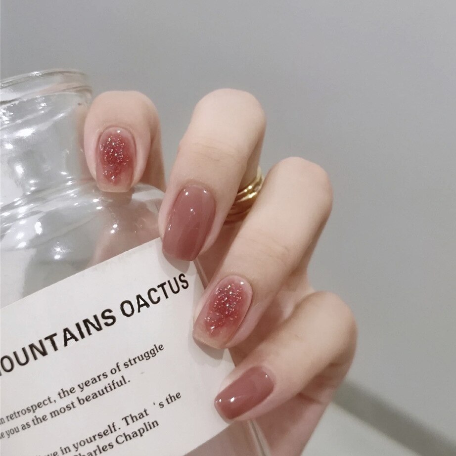 Light Color Solid Fake Nails - Orchid Unique  Orchid Unique 