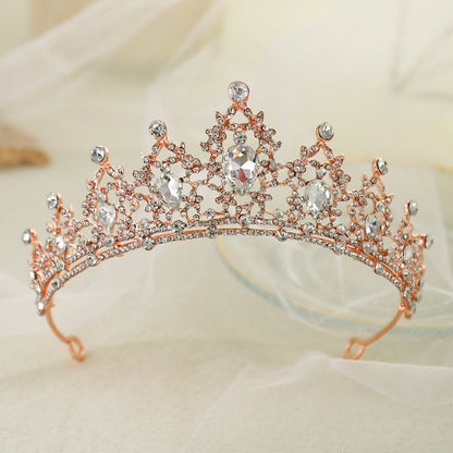 Hair Tiara Crystal Bridal Tiara Crown - Orchid Unique 