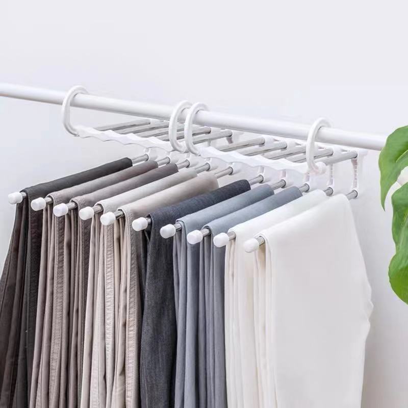 5 in 1 Magic Trouser Rack Hangers - Orchid Unique  Orchid Unique 