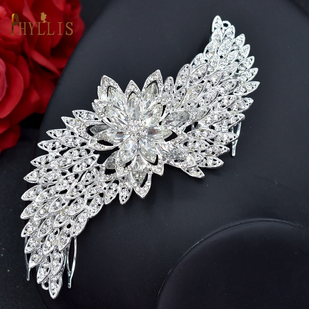 Crystal Bridal Hair Jewelry - Orchid Unique  Orchid Unique 