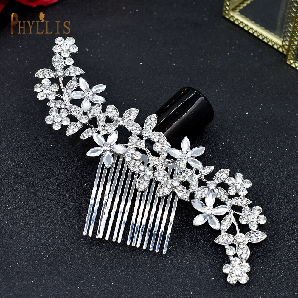 Crystal Bridal Hair Jewelry - Orchid Unique 