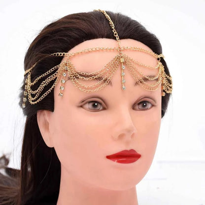 Boho Ethnic Forehead Head Chains - Orchid Unique 