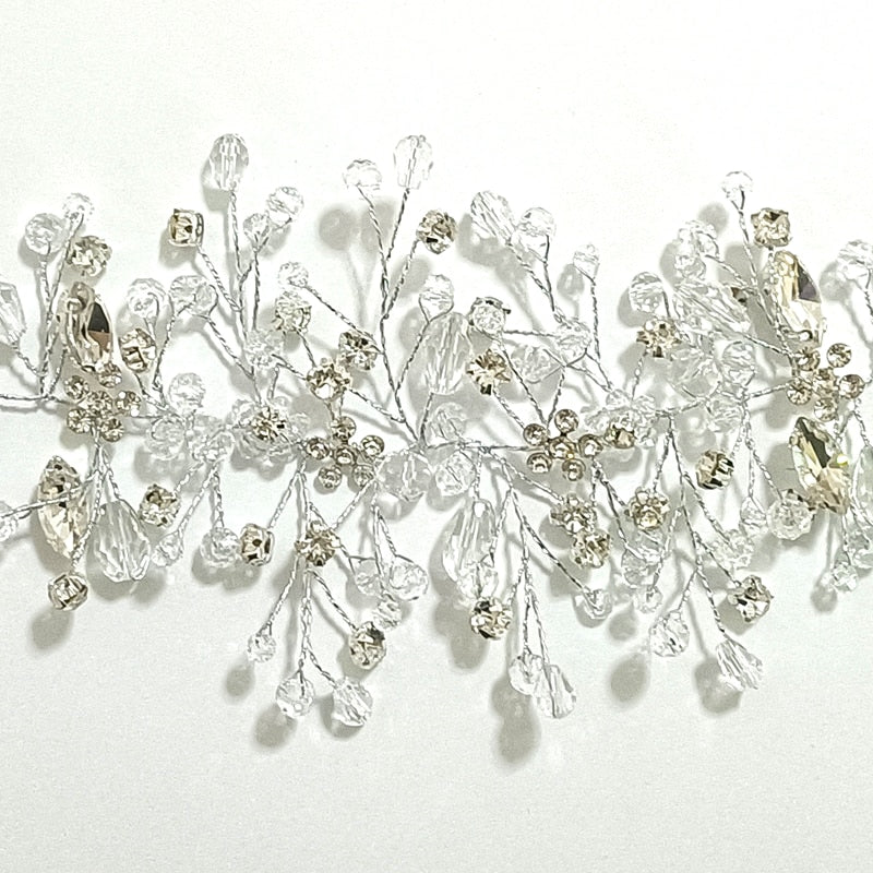 Pearl Crystal Wedding Hair Combs - Orchid Unique 