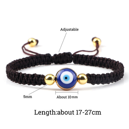 Evil Eye Braided Bracelet - Orchid Unique 