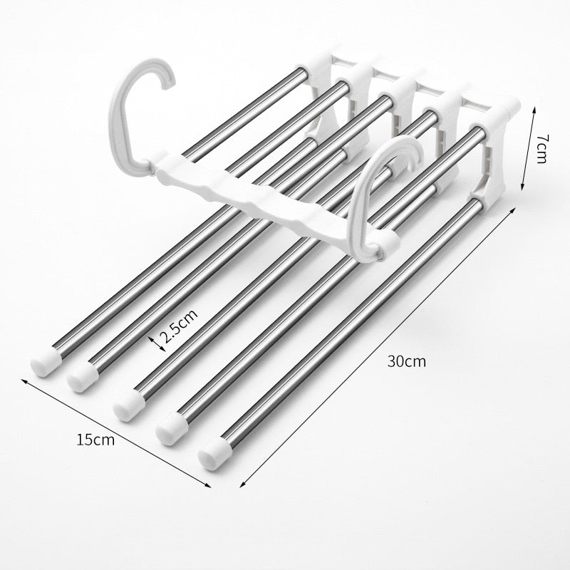 5 in 1 Magic Trouser Rack Hangers - Orchid Unique 