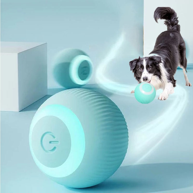 Electric Dog Toys Smart Puppy Ball Toys For Cat Small Dogs Funny Auto Rolling Ball Self-moving Puppy Games Toys Pet Accessories - Orchid Unique  Orchid Unique 