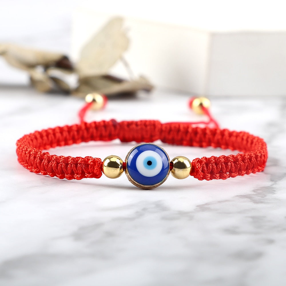 Evil Eye Braided Bracelet - Orchid Unique 