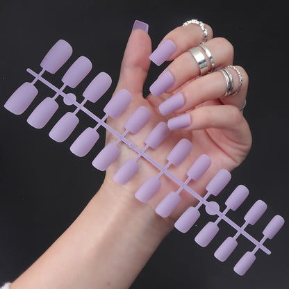 Matte False Nails Glue Square Head - Orchid Unique 