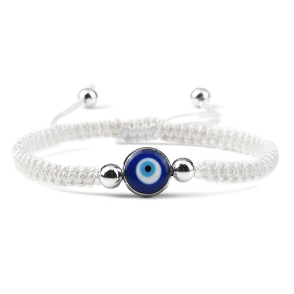 Evil Eye Braided Bracelet - Orchid Unique 