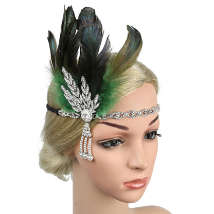 Feather Flapper Headband - Orchid Unique 