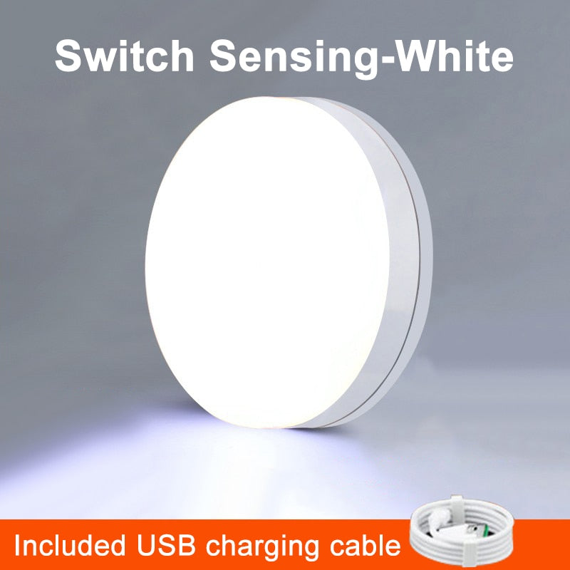 Wireless Round Motion Sensor LED Night Light - Orchid Unique 